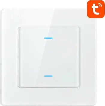 Switch smart Avatto N-TS10-W2, 2 butona, WiFi, i bardhë