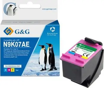 Patron boje G&amp;G NH-RC304XLCMY, kompatibil me HP 304XL, 18 ml, ngjyra