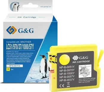 Fishek boje G&amp;G LC-1000Y LC-970Y NP-B-0051Y, 400 faqe, i verdhë