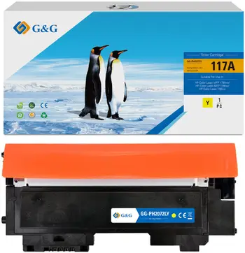 Toner G&amp;G për HP W2072A, 700 faqe, i verdhë