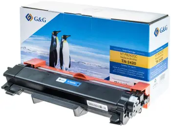 Toneri G&amp;G për Brother TN2420, 3000 faqe, i zi