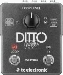 Looper TC Electronic Ditto X2, për kitarë, i zi - 1