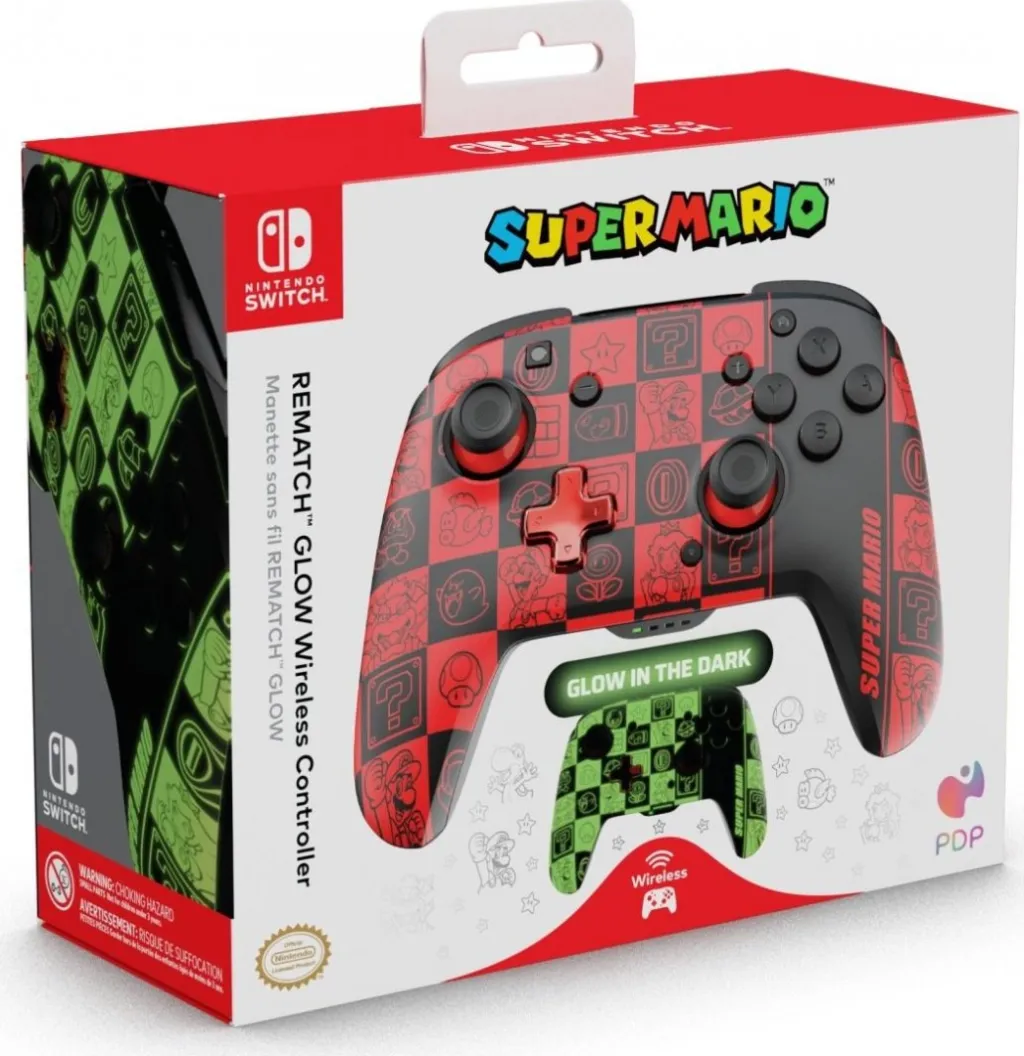 Kontroller PDP Rematch Glow in the Dark, wireless, shumëngjyrësh - 2