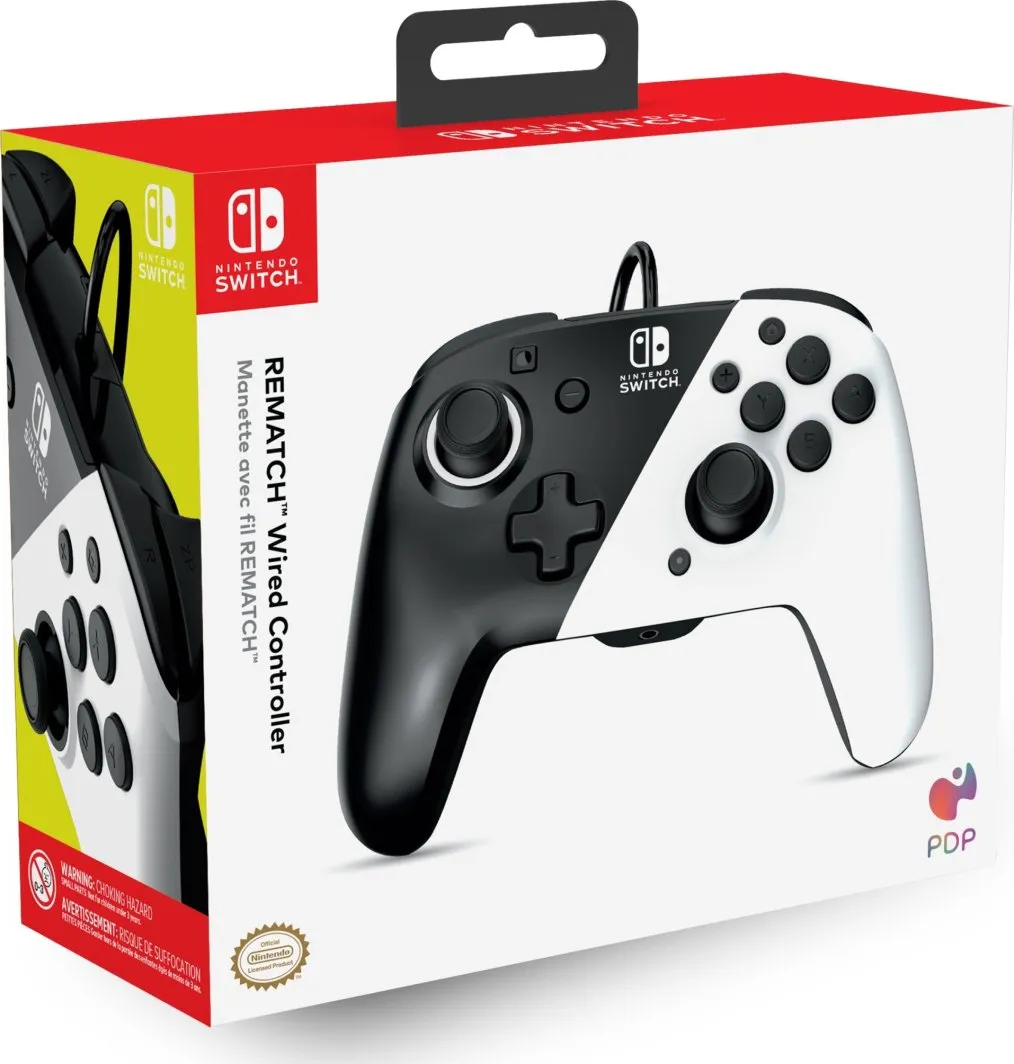 Kontroller PDP Nintendo Switch, me kabllo, shumëngjyrësh - 9