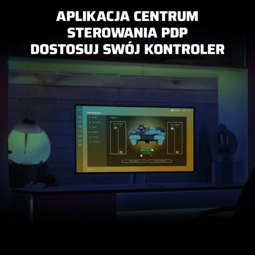 Kontroller PDP XS Rematch, me kabllo, i kaltër - 25