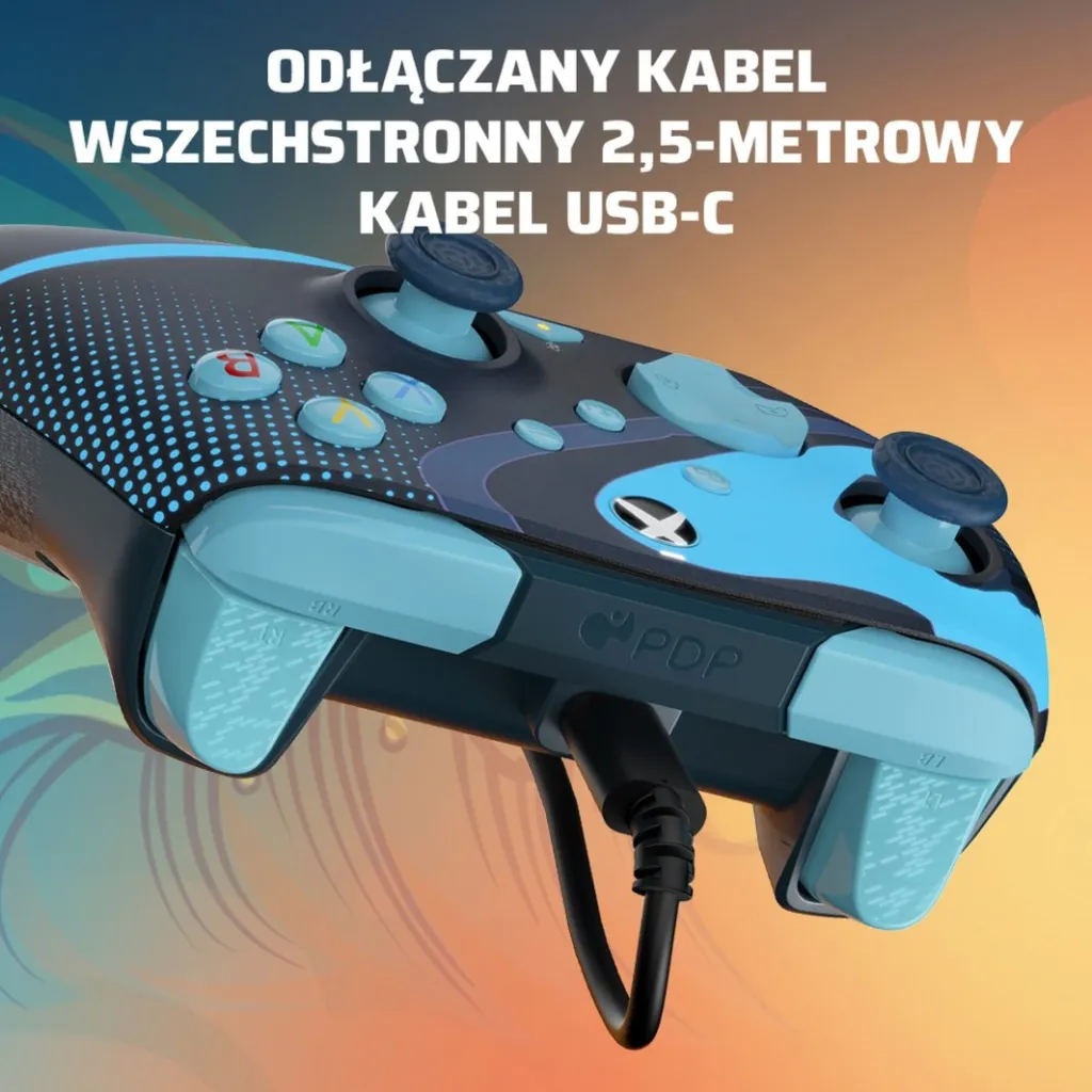 Kontroller PDP XS Rematch, me kabllo, i kaltër - 46