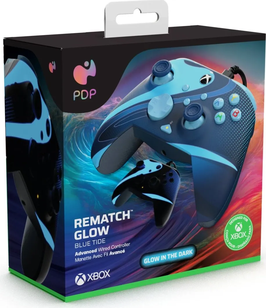 Kontroller PDP XS Rematch, me kabllo, i kaltër - 53