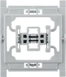 Adapter muri EQ-3 Wall Plate Adapter 155263A1, për priza dhe çelësa, i bardhë