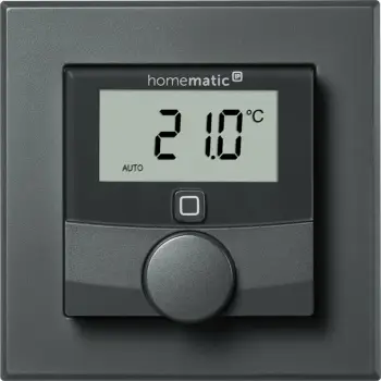 Termostat muri Homematic IP HmIP-WTH-a, wireless, ekran i ndriçuar, i bardhë