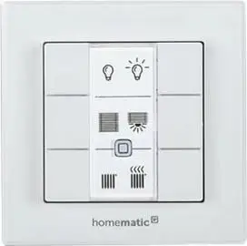 Ndërprerës muri smart HomeMatic IP HMIP WRC6, 6 butona, i bardhë