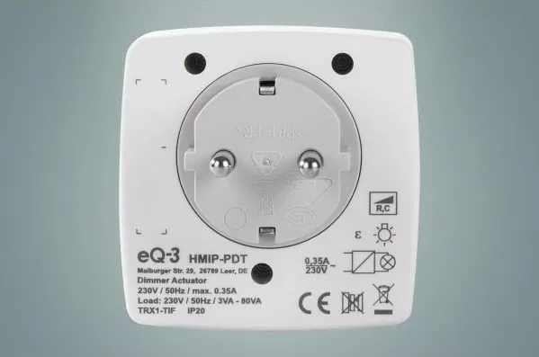 Dimmer & switch eQ-3 HmIP-PDT, i bardhë, IP20 - 5