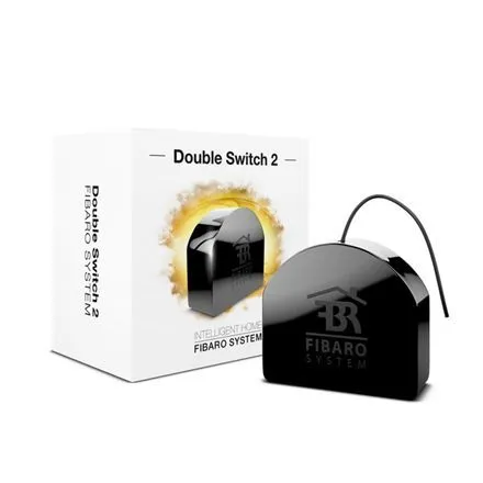 Sistem kontrollues Fibaro Double Switch për shtëpi - 1