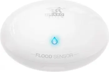Sensor për përmbytje, FIBARO, FGFS-101 (FGFS101), HomeKit, sensor temperature, bardhë