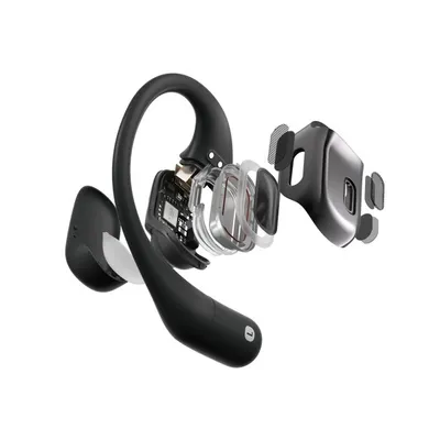Kufje Shokz OpenFit, Wireless, të zeza - 3