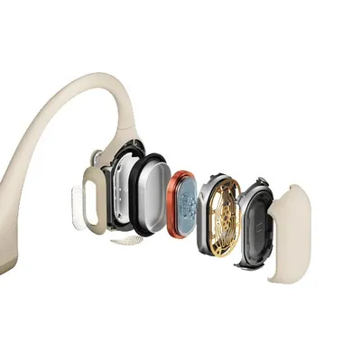 Kufje Shokz OpenRun Pro, Wireless, bezhë - 4
