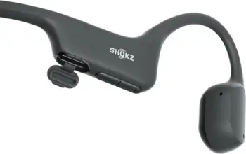Smartwatch Shokz OpenRun, Wireless, 20 - 20000 Hz, Sport, 26 g, Kufje, E zezë