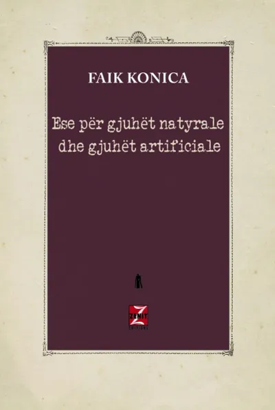 Ese Per Gjuhet Natyrale Dhe Gjuhet Artificiale - Faik Konica - 1