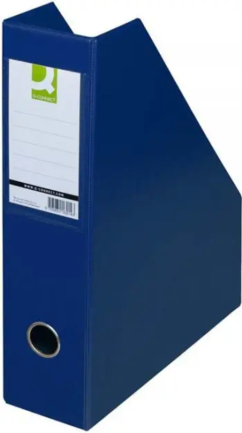 Organizues Q-Connect, A4/76, 76 x 317 x 250 mm, i kaltër