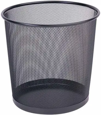 Shportë mbeturinash Q-Connect (KF00873), 12 L, e zezë