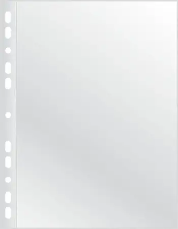 Futa dokumentesh Q-Connect, A4, PP 50 mikron, transparente