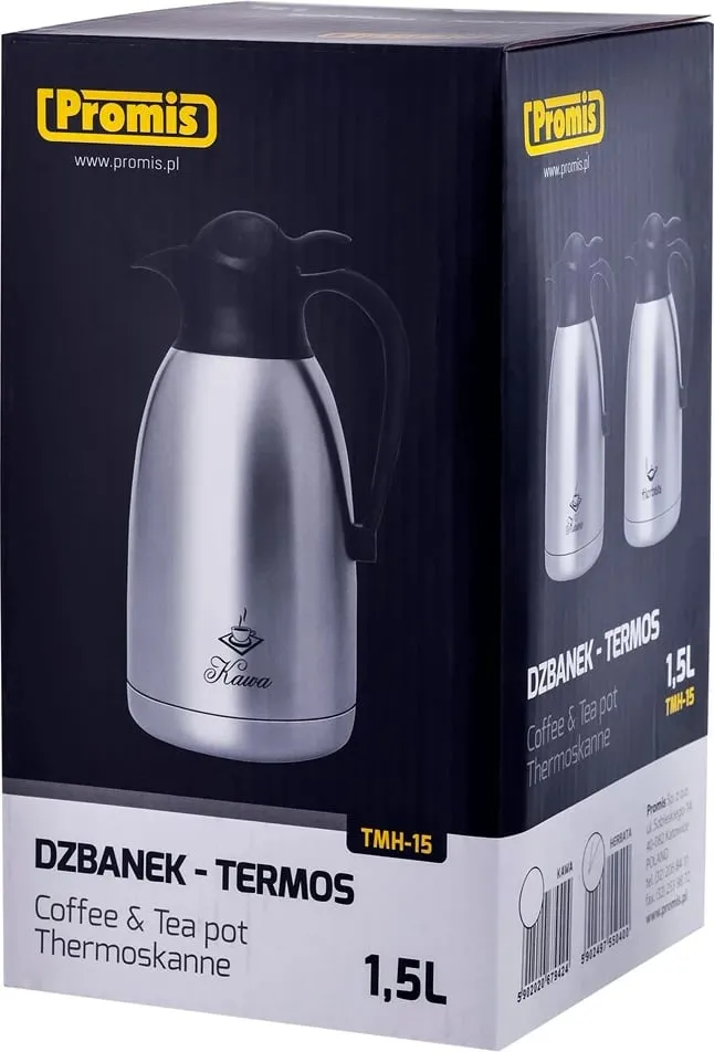 Termos tavoline Promis, 1.5 L, i argjendtë - 12