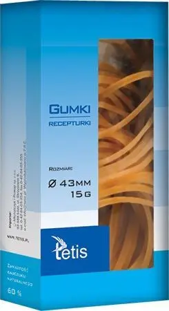 Llastikë gome Tetis, 80 mm, 15 g