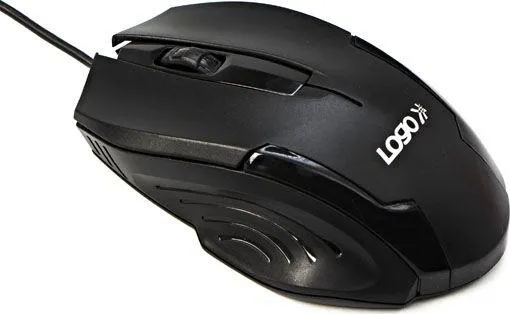 Maus Logo Shape, me kabllo, USB, i zi - 2
