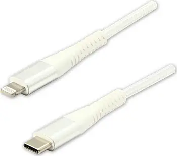 Kabllo USB Logo USB C në Lightning, 2m, 5V 3A, e bardhë