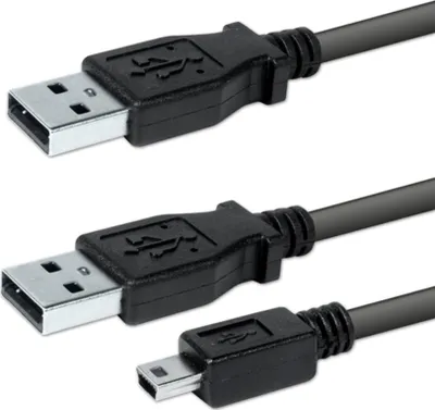 Kabllo USB Logo USB A në microUSB, 0.6 m, USB 2.0, e zezë - 1