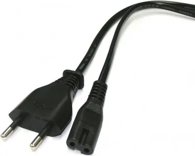 Kabllo energjie Logo, 230 V, CEE7 - C7, 2 m, e zezë - 1