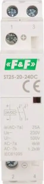 Ndërprerës F & F, 2 x Z, 25 A, 24 V, DC
