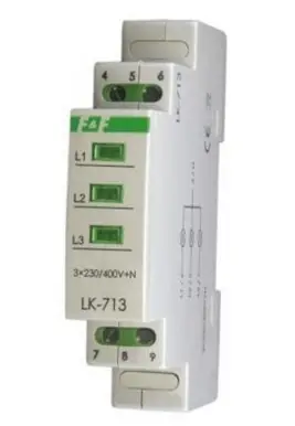 Llambë modulare F&F 3 Faza, 3x230V + N, AC, LK-713G, e gjelbër