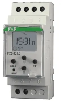 Kohëmatës F&F PCZ-523, 16A, i bardhë