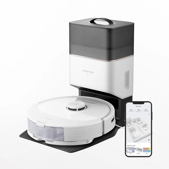 Fshesë robotike me vakum Roborock Q8 Max+, e bardhë - 1