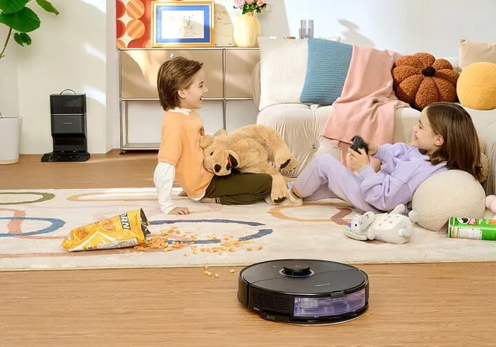Fshesë robotike Roborock S8, e zezë - 4