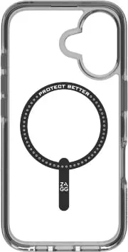 Mbështjellës Zagg Santa Cruz Snap MagSafe për iPhone 16, i zi - 2