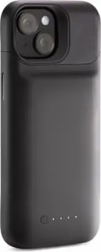 Mbështjellës Mophie Juice Pack për iPhone 15 me power bank 2400 mAh, Zagg, zi
