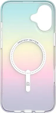 Mbështjellës Zagg Milan Snap MagSafe për iPhone 16 Plus, Iridescent - 2