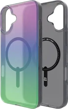 Mbështjellës Zagg Milan Snap për iPhone 16 Plus, MagSafe, Violet/Gjelbër - 3