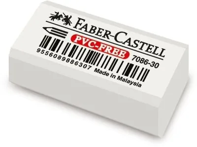Gomë Faber-Castell 188730, e bardhë, PVC-Free - 1