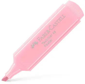 Marker tekstual Faber Castell Textliner 46, pastel rozë e butë
