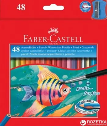 Set lapsa uji Faber-Castell 4005401144489, 48 ngjyra