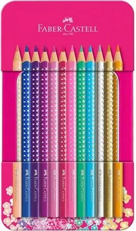 Set ngjyra Faber-Castell 201737, 12 copa, multikolor - 1