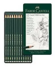 Set lapsa vizatimi Faber-Castell 9000, 12 copë