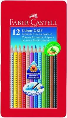 Set ngjyrash të drurit Faber-Castell Grip 2001, 12 copë - 1