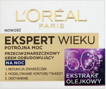 Krem nate për fytyrë L'Oreal Paris Age Expert 60+ Regenerating, 50ml