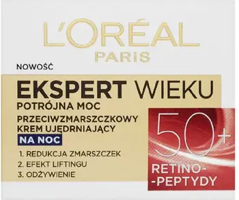 Krem nate anti-rrudhë L'Oreal Paris Age Expert 50+, 50ml