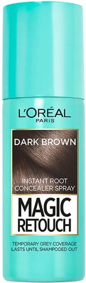 Spraj për rrënjë L’Oreal Paris Magic Retouch No. 2, kafe e errët, 75ml