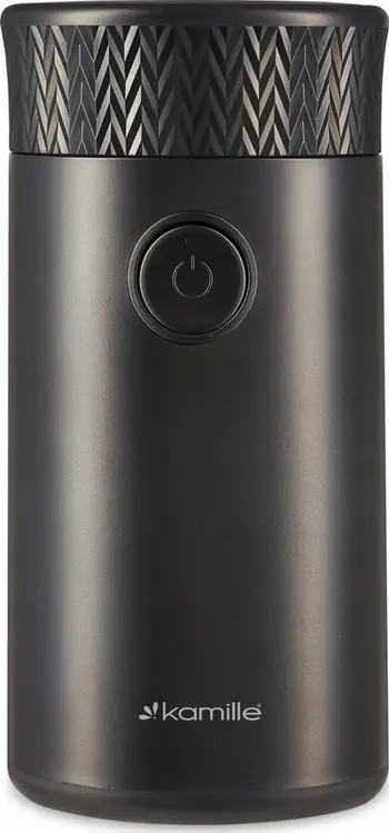 Mulli elektrik për kafe Kamille KM-6732, çelik inox, 150W, i zi