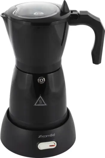 Aparat kafeje Kamille 2601, presion, 300ml, argjendtë